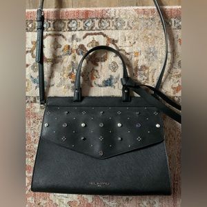 NWT classic pearl and studded crossbody satchel